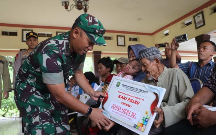 Dandim 0806/Trenggalek Letkol Czi Yudo Aji Susanto