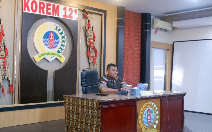 Danrem 121/Abw Brigjen TNI Luqman Arief 
