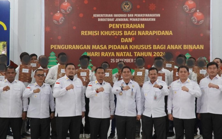 Sebanyak 302 Orang Warga Binaan Rutan Kelas I Medan Terima Remisi