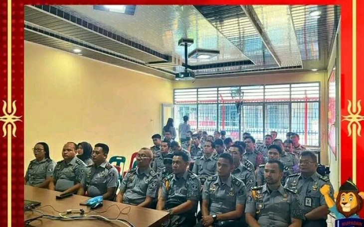 Rutan Pangkalan Brandan Mengikuti Webinar pada pekan ini.