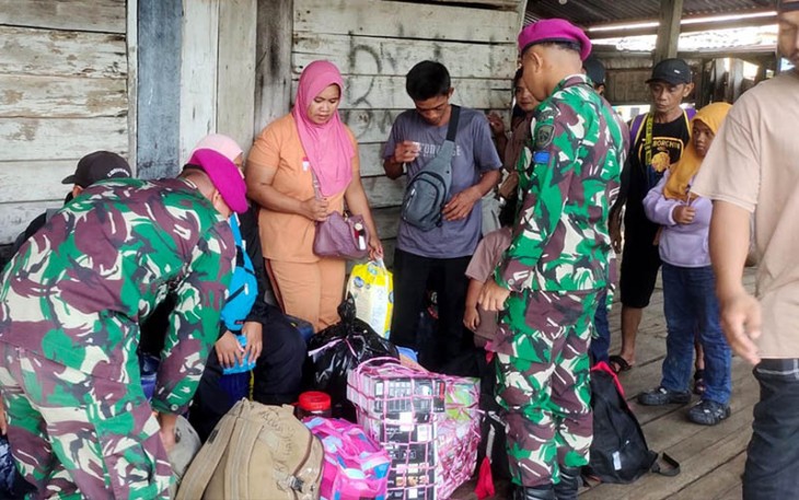 TNI AL Laksanakan Sweeping dan Razia di Pulau Sebatik