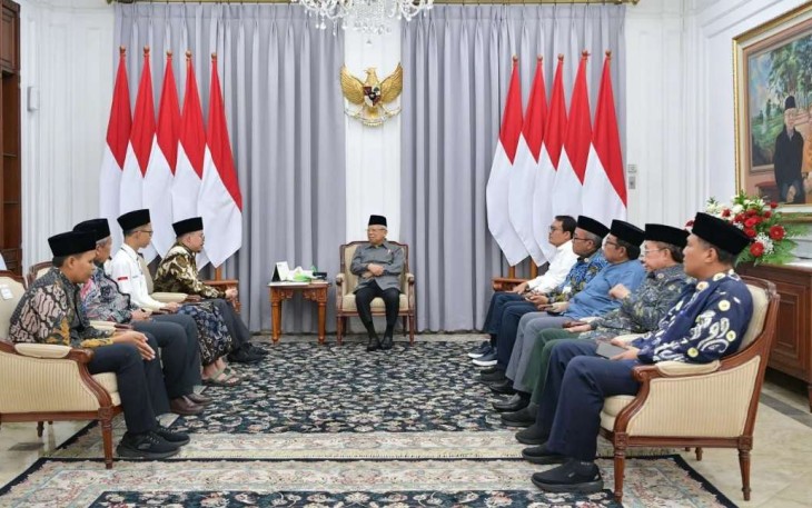 Wapres RI KH Ma'ruf Amin saat menerima pengurus PBWN di Jakarta 
