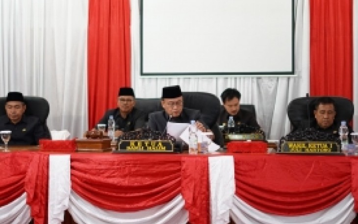 DPRD BS Gelar Rapat Paripurna Pandangan Umum Fraksi Terhadap Nota Keuangan Raperda Perubahan APBD tahun 2024