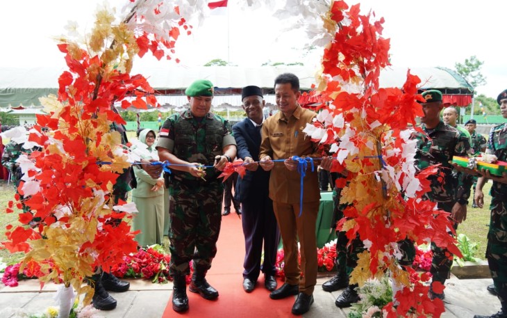 Pangdam Pattimura saat Resmikan Batalyon 735/Nawasena