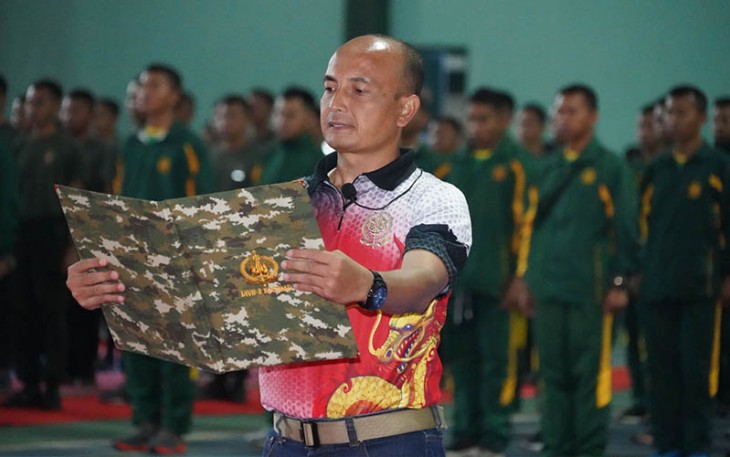 Pangdivif 2 Kostrad saat Tutup Jalannya The 5th National Open Karate Championship 2024