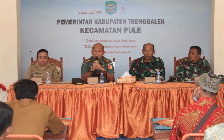 Dandim 0806/Trenggalek Pimpin Rapat Koordinasi TMMD ke-120