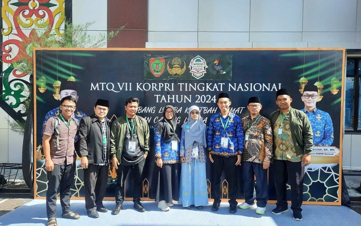 Peserta kafilah MTQ VII Korpri Kementerian ESDM 