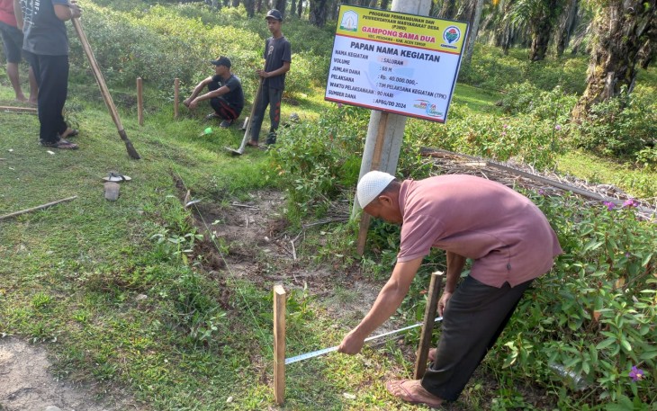 Kekompakan Masyarakat Serta Perangkat Tuha Peut Bangun Sarana Prasarana di Desa