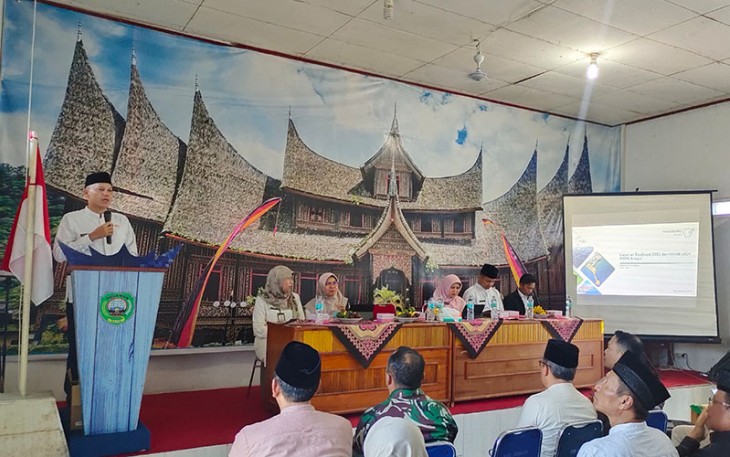 Pertemuan lanjutan rencana investasi panas bumi yang digelar di Kantor Camat Bonjol, Jumat (3/5/2024) siang.
