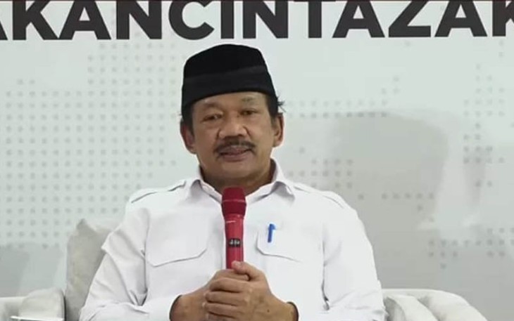 Ketua BAZNAS RI Noor Achmad di Jakarta, Rabu (17/1/24).