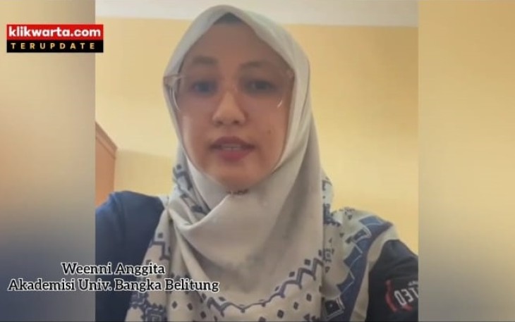 Wenni Anggita selaku Akademisi Univ. Bangka Belitung 