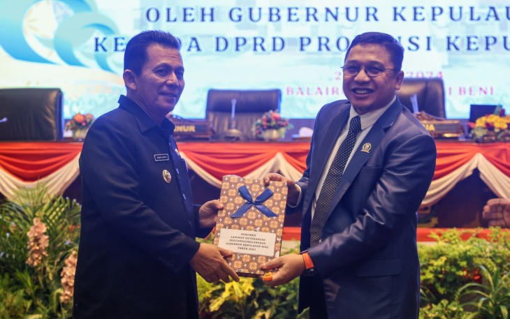 Gubernur Ansar Sampaikan LKPJ Kepala Daerah Provinsi Kepri Tahun 2023 Kepada DPRD