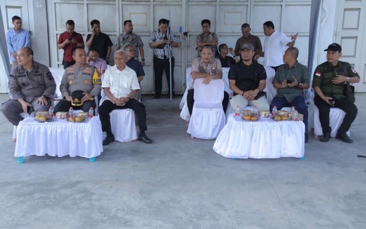 Bupati Asahan Lepas Distribusi Logistik Pemilu Tahun 2024