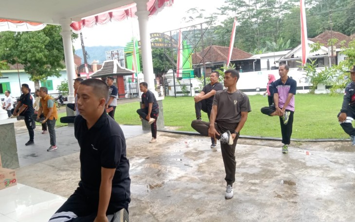 Danramil 0801/07 Ngadirojo Ajak Terapkan Pola Hidup Sehat