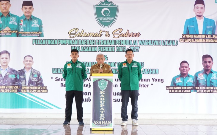 Bupati Ikuti Pelantikan PD GPA Kabupaten Asahan Periode 2023-2027 dan HUT ke-83 GPA