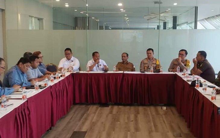 Monitoring dan Evaluasi PKT Pamobvitnas Polda Aceh Bersama Forkopimda Aceh Timur