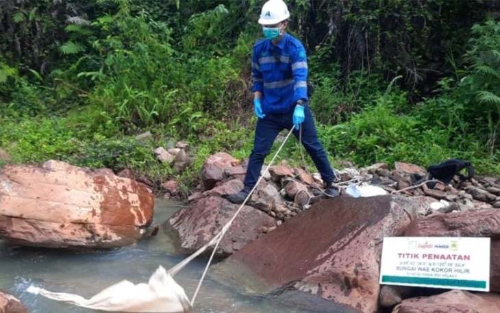 Titik Penaatan Sungai Wae Kokor Hilir