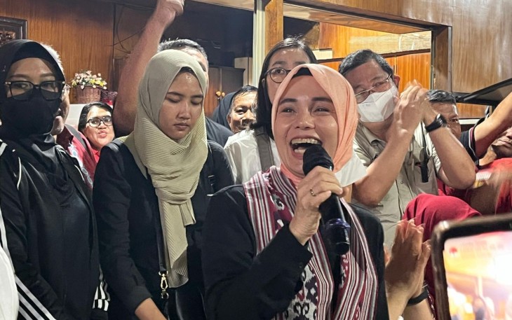 Siti Atikoh saat Terima Aspirasi Pedagang Pasar Bersehati Manado
