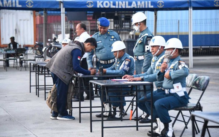 POM Kolinlamil saat Gelar Operasi Gabungan Simpatik