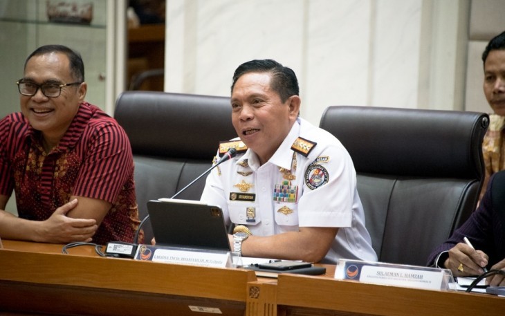 Kepala Bakamla RI Laksdya TNI Dr. Irvansyah, S.H., M.Tr.Opsla Jadi Narasumber di DPR RI