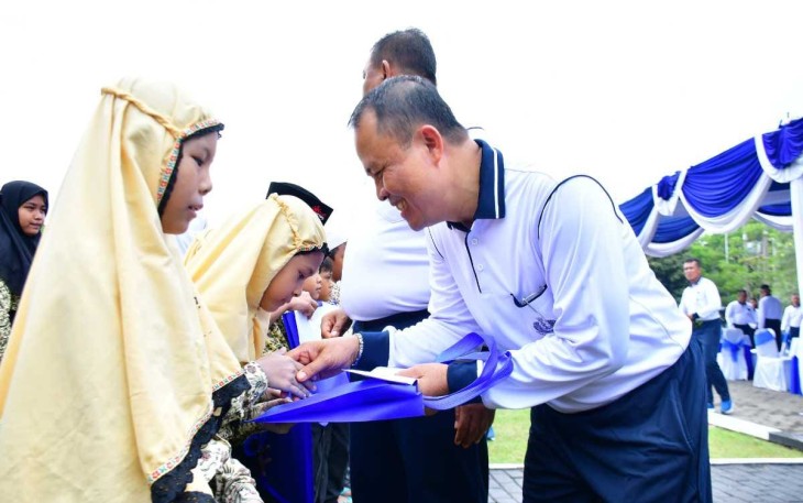  Komandan Puspenerbal Ikuti Funbike dan Baksos Bersama Pangkotama Wilayah Surabaya