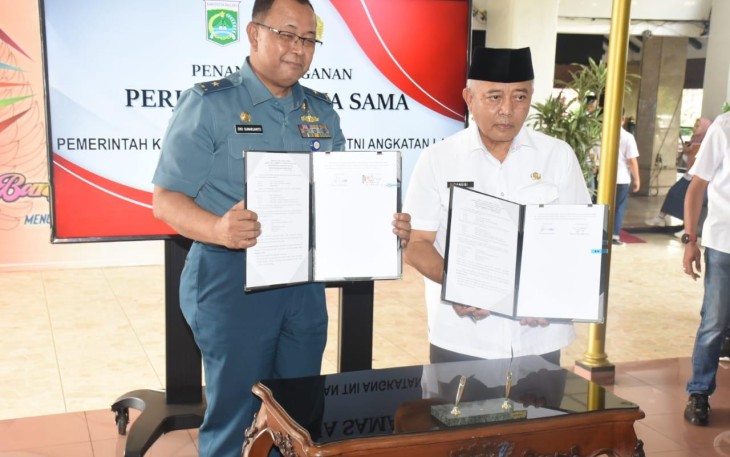 Penandatanganan Perjanjian Kerjasama (PKS) dengan Pemerintah Kabupaten Malang, bertempat di Peringgitan Pedopo Agung Kabupaten Malang, Rabu (03/01).