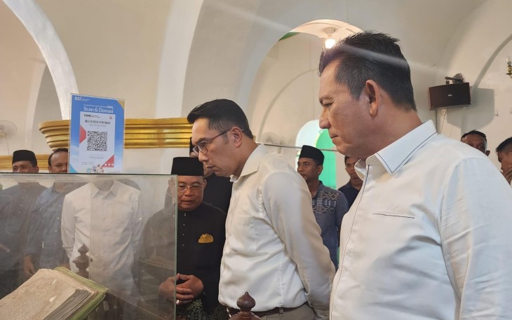 Gubernur Ansar Ajak Gubernur Jabar Ridwan Kamil Keliling Pulau Penyengat
