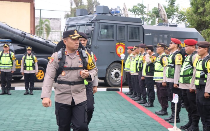 PAM TPS Polres Oku Timur Pemilu Tahun 2024