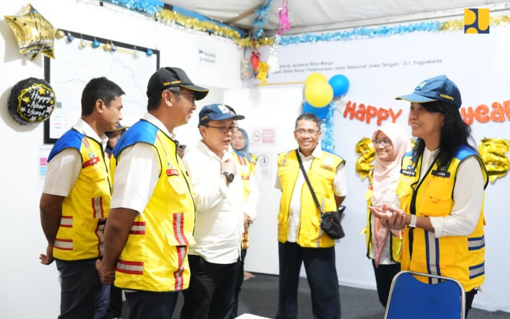 Wamen Diana saat Tinjau Kesiapan Posko Nataru 2024/2025 di Jawa Tengah