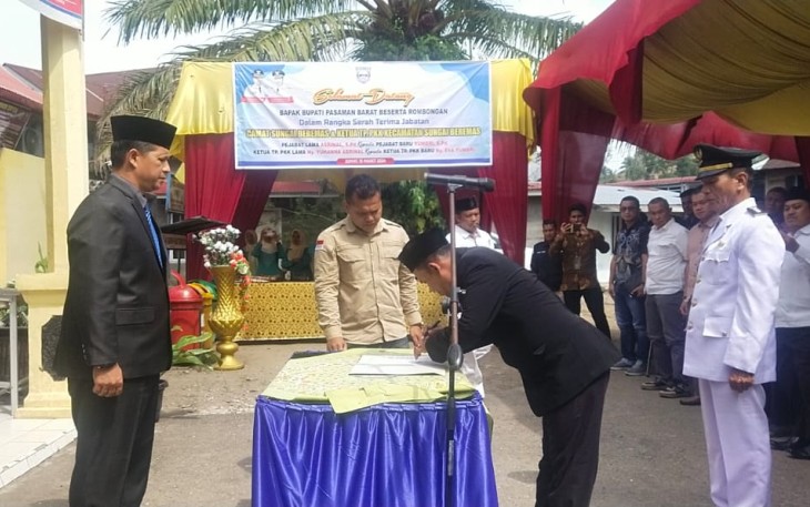 Sertijab Camat Sungai Beremas