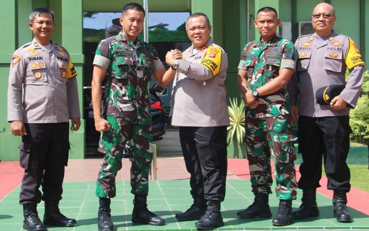 Dandim 0906/Kkr Terima Kunjungan Kapolres Kukar