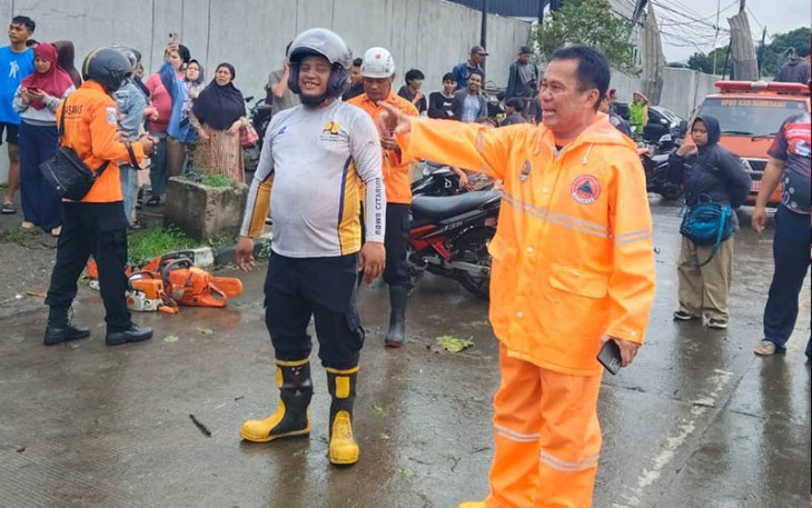 Pasca terjadi angin kencang
