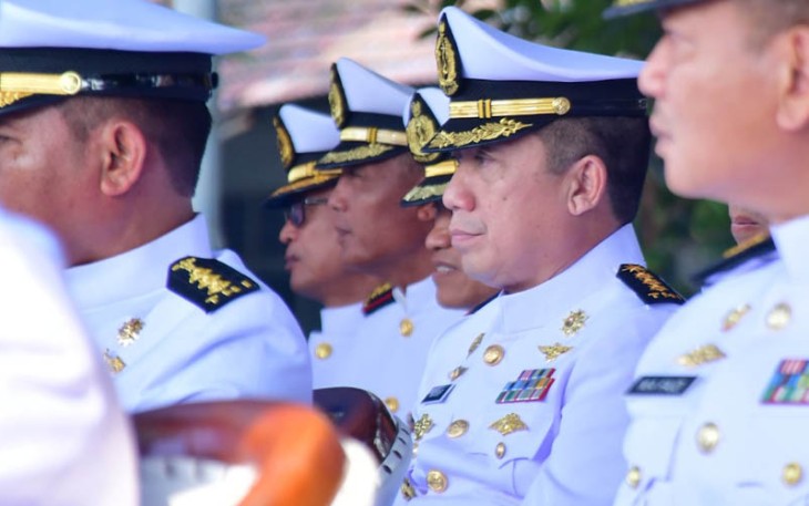 Dirpers Puspenerbal saat Hadiri Pelantikan dan Sumpah 595 Siswa Dikmaba TNI AL XLIII/2 T.A 2023