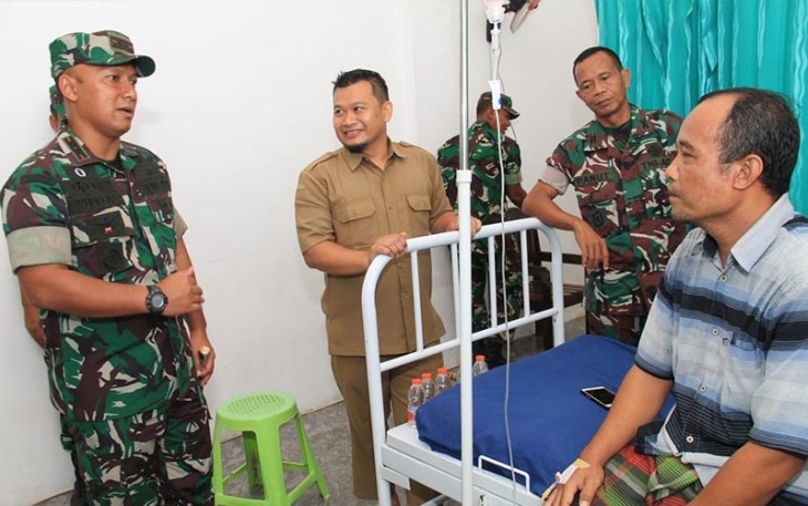 Dandim 0806/Trenggalek Berikan Dukungan Penuh pada Anggota yang Sedang Sakit