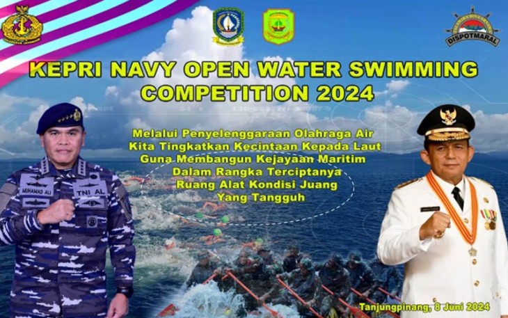 Navy Open Water Swimming Kepri 2024