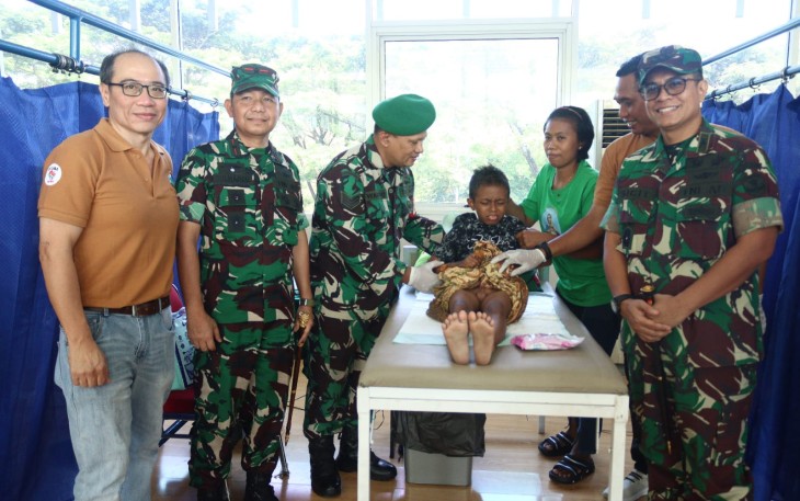 Korem 052/Wkr Wujudkan Senyum Sehat Anak-anak Warga Kapuk