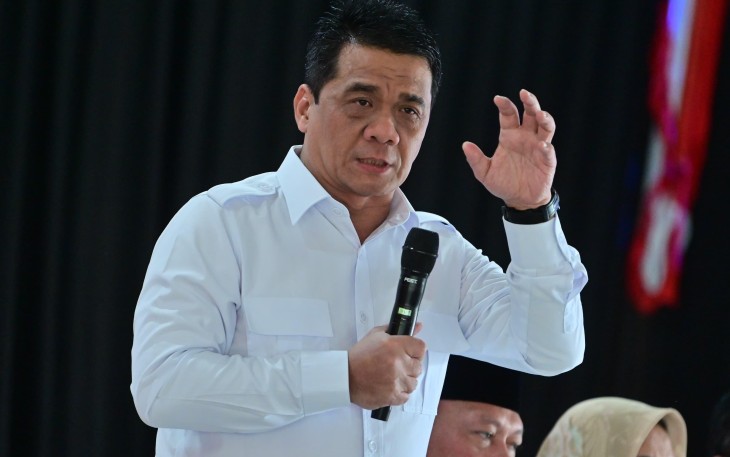 Wamendes Ariza saat Peluncuran dan Dialog Percepatan Musyawarah Desa/Kelurahan Khusus Pembentukan Koperasi Desa/Kelurahan Merah Putih di Sofifi, Maluku Utara pada Rabu (4/6/2025)