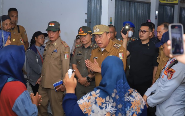 Tulang Bawang Tegas Tertibkan Pasar Sesuai Amanah UUD