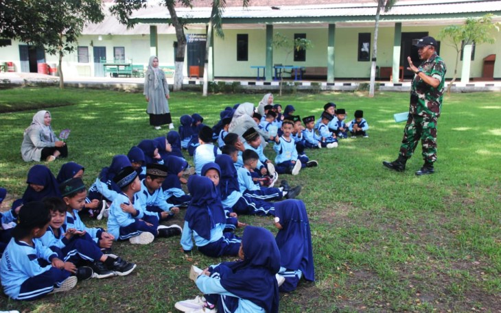 TNI Buka Ruang Belajar Kebangsaan bagi Anak Usia Dini di Trenggalek
