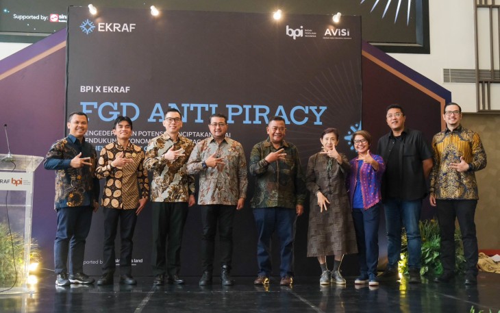 Kemenekraf bersama Badan Perfilman Indonesia dan asosiasi merumuskan langkah konkret untuk memberantas pembajakan film nasional dalam FGD Anti Piracy