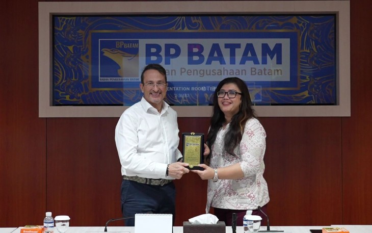 Ketua DPP Asosiasi Pengusaha Indonesia (APINDO) Kepri, Stanly Rocky, rombongan tersebut diterima oleh Kepala Biro Humas, Promosi, dan Protokol BP Batam, Ariastuty Sirait beserta jajaran di Marketing Center BP Batam