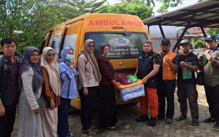 RS Adam Malik Turunkan Tim Medis Bantu Korban Banjir Sumut dan Aceh