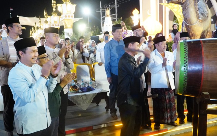 Dandim Madiun Hadiri Gema Takbir Keliling dan Parade Bedug Se-Kota Madiun