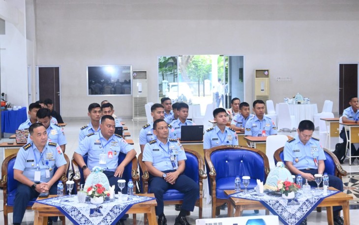Personel Lanud Sultan Hasanuddin Ikuti Bimtek Penatausahaan BMN Wilayah Makassar