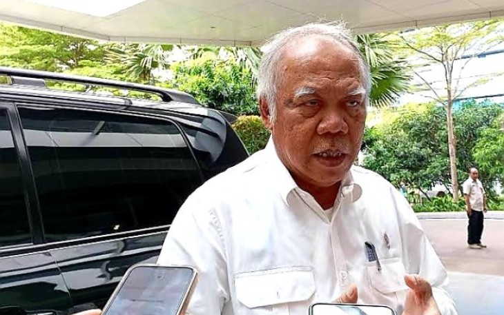 Kepala Otorita IKN Basuki Hadimuljono di Istana Kepresidenan Jakarta, Selasa (21/01).