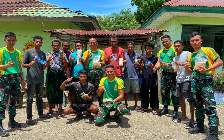 Satgas Pamtas Gelar Sosialisasi di Desa Dafala