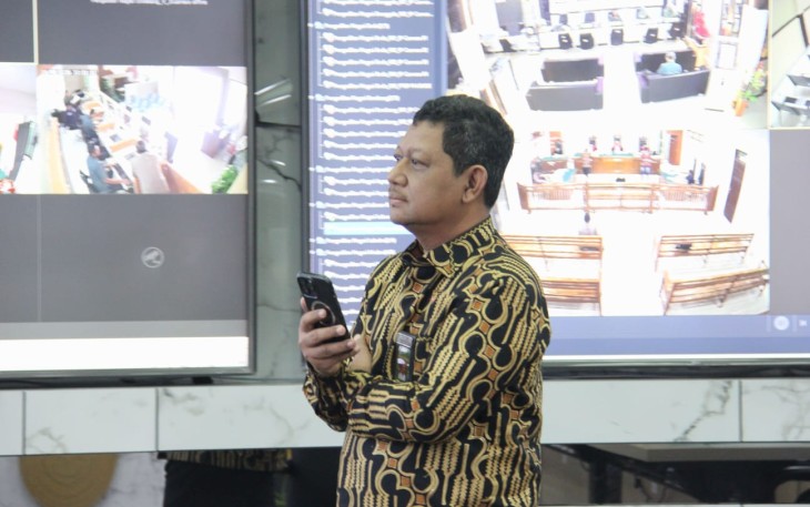 Dirjen Badilum Bambang Myanto, S.H., M.H. secara rutin melakukan pemantauan dan pembinaan satuan kerja pengadilan tinggi dan pengadilan negeri.