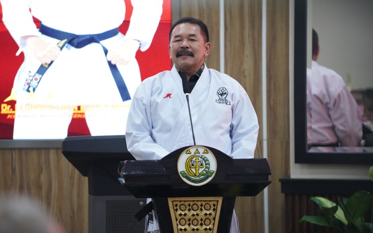 Jaksa Agung ST Burhanuddin selaku Ketua Dewan Pembina Pengurus Besar Gojukai