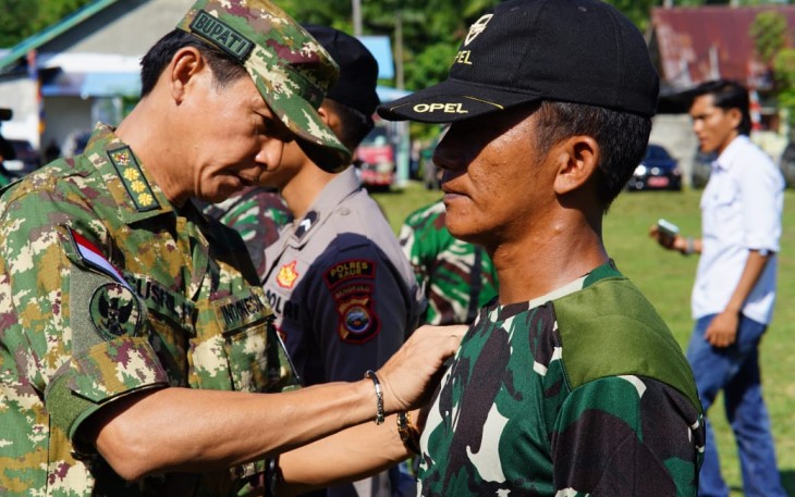 Bupati Kaur saat Buka TMMD Ke-124 Kodim 0408/BS
