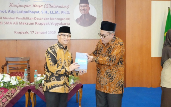 Wamendikdasmen, Atip Latipulhayat, di Yogyakarta, Jumat (17/1).